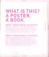 What Is This A Poster A Book