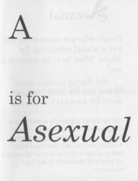 Letter A Is for Asexual