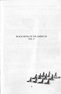 Black Metal of the Americas vol 5
