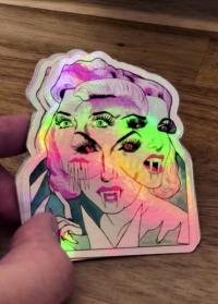 Cosmic Mutant Holographic Sticker