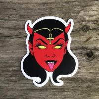 Devil Girl Sticker