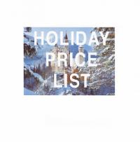 Holiday Price List