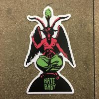 Hate Baby Baphomet sticker