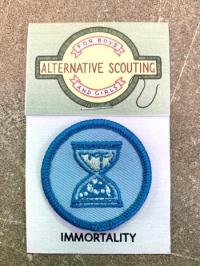 Immortality Alternative Scouting Merit Badge Patch