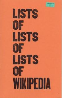 Lists of Lists of Lists of Wikipedia