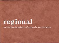 Regional #4 An Examination of American Cuisine