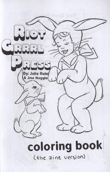 Download Riot Grrrl Press Coloring Book Zine Version Quimby S