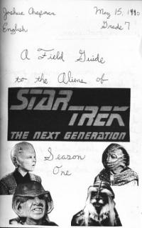 Field Guide to the Aliens of Star Trek The Next Generation Season One