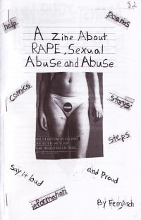 Zine About Rape Sexual Abuse and Abuse