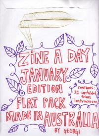 Zine a Day Flat Pack Jan 14 Edition